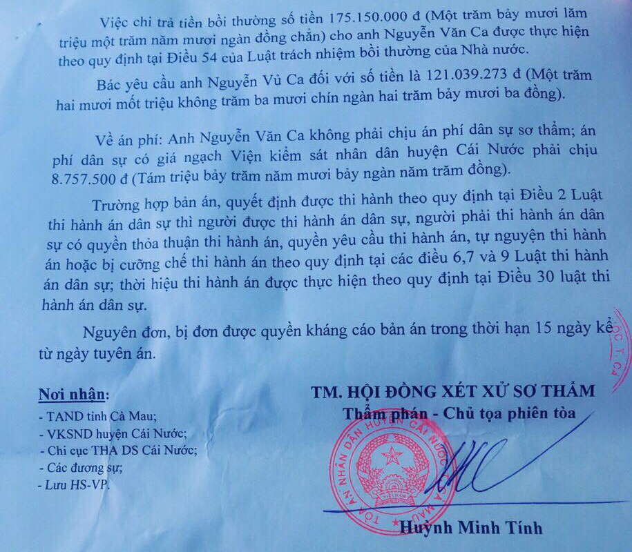 Thanh niên bị oan dứt khoát không nhận 175 triệu đồng cho 386 ngày tù - Ảnh 6.