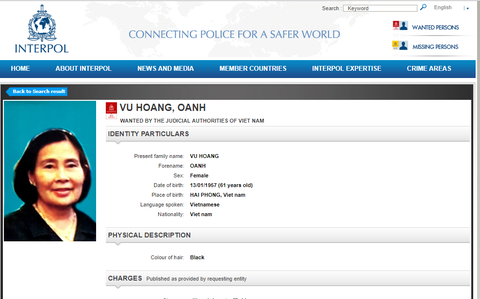 Truy nã quốc tế chị ruột trùm giang hồ Dung Hà - Ảnh 1.