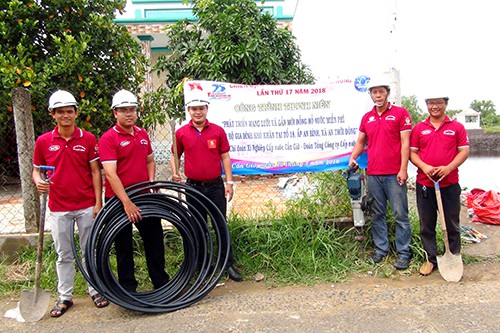 “Kỳ nghỉ hồng” 2018: Phát triển mạng lưới cấp nước tại Cần Giờ - Ảnh 3.