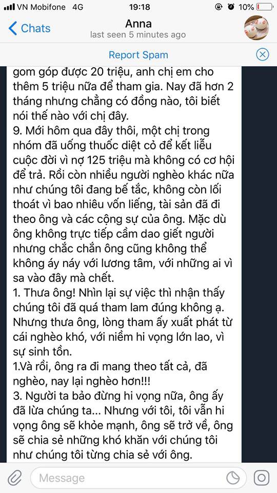Nhà đầu tư gởi tâm thư đẫm nước mắt cho ông Lê Minh Tâm Sky Mining - Ảnh 4.