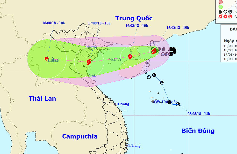 Bão số 4 tăng tốc, giật cấp 11 “lao” vào Hải Phòng-Thanh Hóa - Ảnh 1.