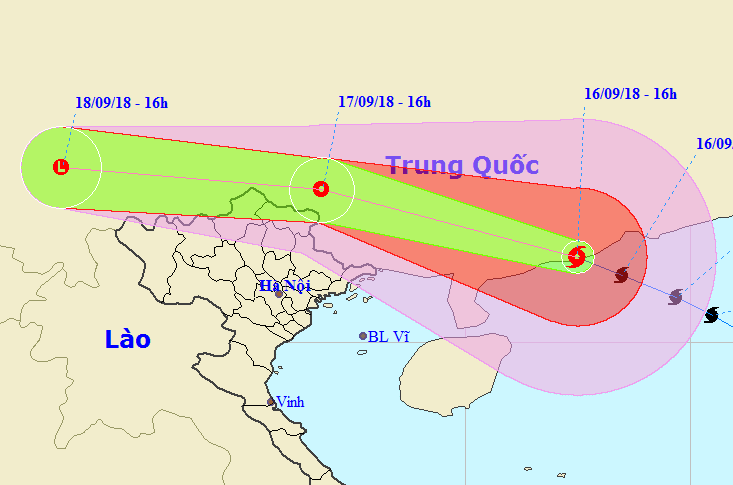 Bão Mangkhut đổ bộ Trung Quốc, hàng loạt chuyến bay bị hủy - Ảnh 1.