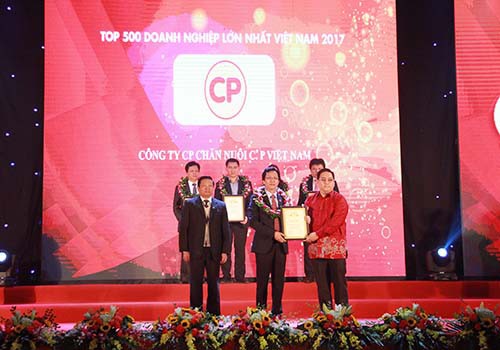 C.P. Việt Nam đứng thứ 16/500 doanh nghiệp lớn nhất năm 2017 - Ảnh 1.
