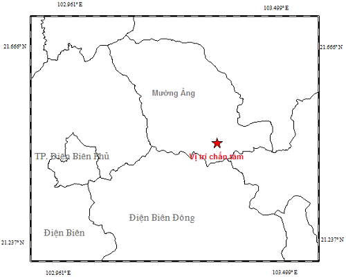 3 trận động đất liên tiếp tại tỉnh Điện Biên - Ảnh 1.