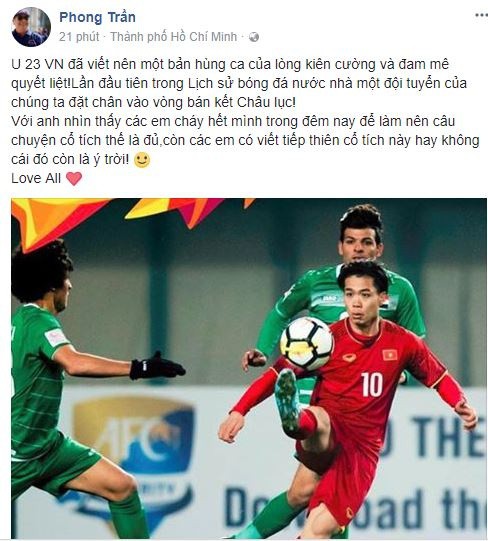 Sao Việt vỡ òa cùng chiến thắng của U23 Việt Nam - Ảnh 11.
