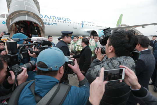 Bamboo Airways đón máy bay thế hệ mới A231neo - Ảnh 2.
