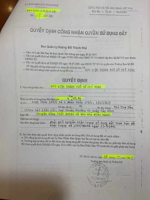 Nguồn gốc khu đất công trình công cộng phường 6, quận Tân Bình, TP HCM - Ảnh 1.