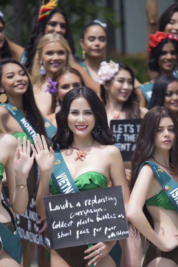 Hoang mang với nhan sắc nhiều thí sinh Hoa hậu Trái Đất 2019 - Ảnh 1.