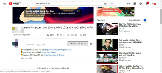 Chủ một kênh Youtube bị truy thu thuế 1,5 tỉ đồng từ thu nhập 19 tỉ đồng - Ảnh 1.