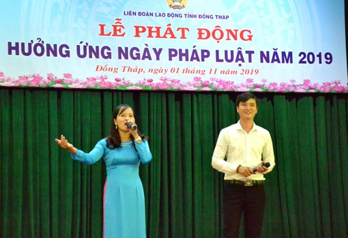 Đồng Tháp: Phát động hưởng ứng Ngày pháp luật năm 2019 - Ảnh 1.