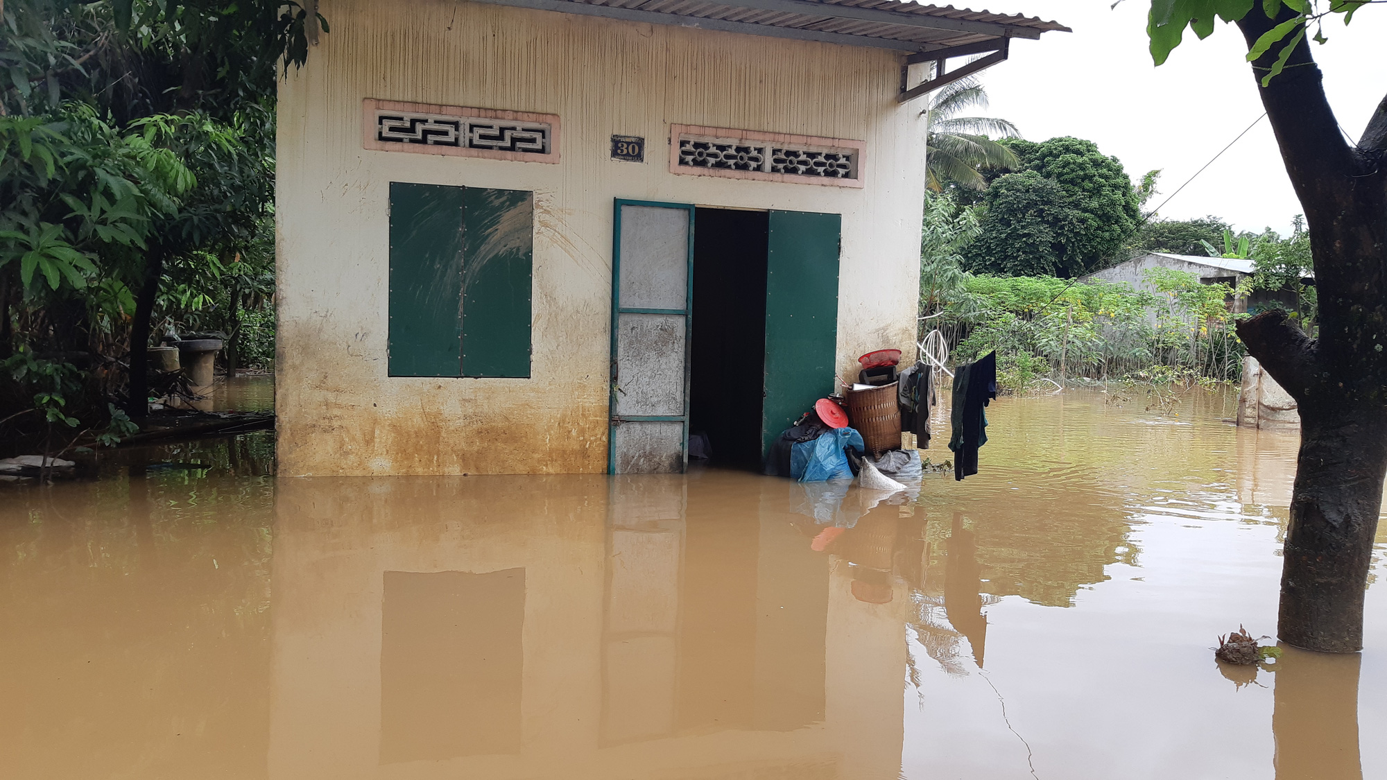 Đắk Lắk: Hàng trăm nhà dân chìm trong nước lũ - Ảnh 6.