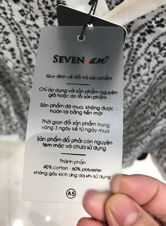 Lực lượng Quản lý thị trường chưa phát hiện chữ Trung Quốc gắn trên sản phẩm Seven.Am - Ảnh 2.