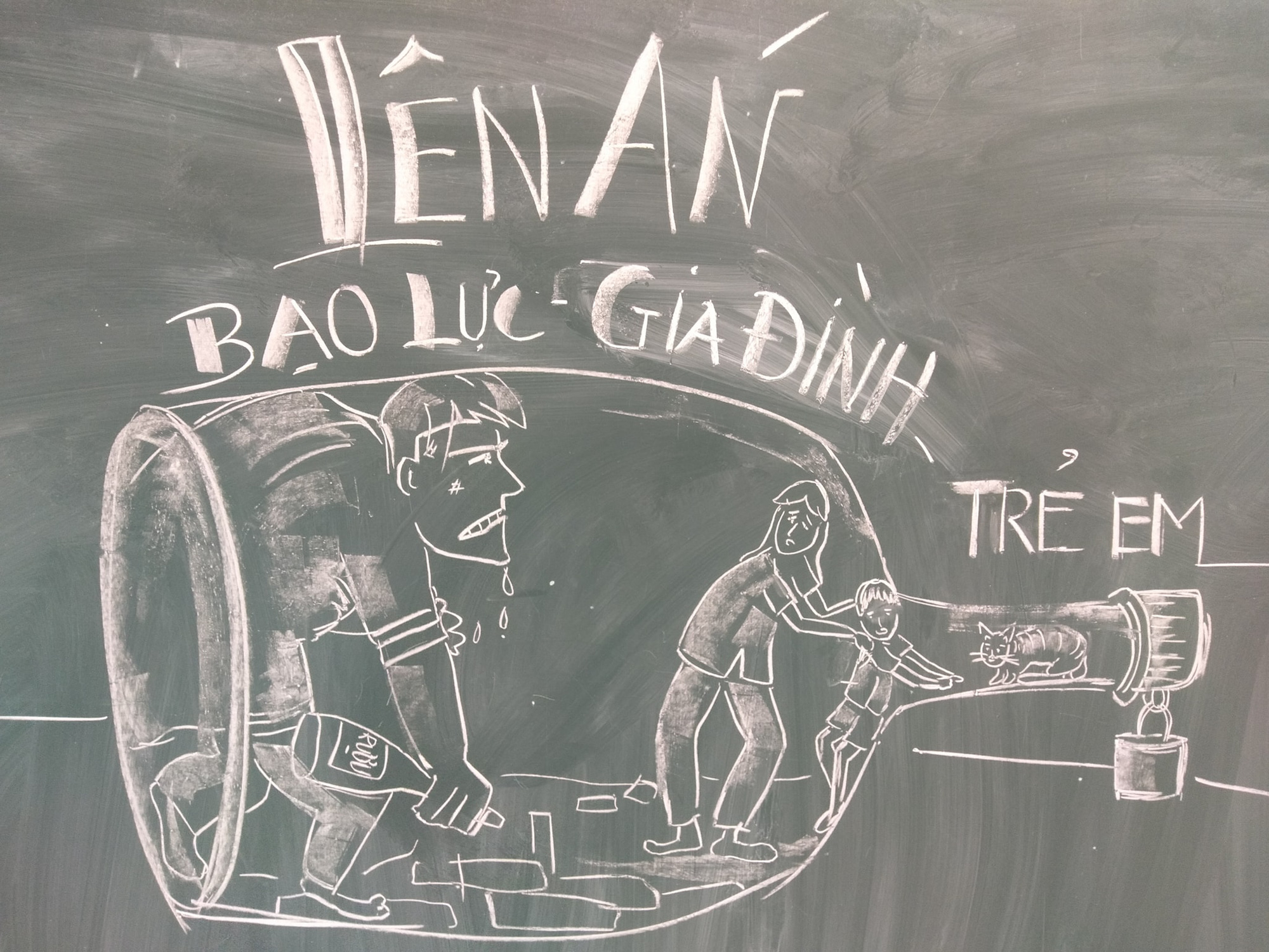 Thầy giáo vẽ tranh bằng phấn trắng trên bảng đen khiến học trò thích thú, cuốn hút mỗi giờ học - Ảnh 15.