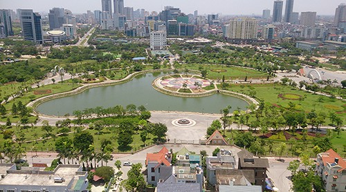 Hà Nội muốn xén hơn 1/10 diện tích công viên Cầu Giấy để làm bãi đỗ xe, trung tâm thương mại - Ảnh 1.