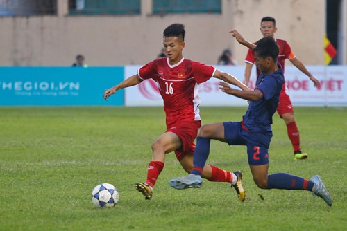 Lứa đàn em Quang Hải đàn áp, vượt trội U19 Thái Lan - Ảnh 2.