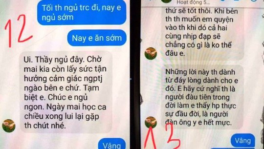 Thầy giáo bị tố gạ tình nữ sinh lớp 10 nói đã dùng ngôn từ tình cảm quá mức bình thường - Ảnh 1.