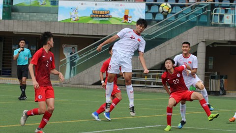 U18 Việt Nam chỉ về nhì ở giải Quốc tế Hồng Kông 2019 - Ảnh 1.