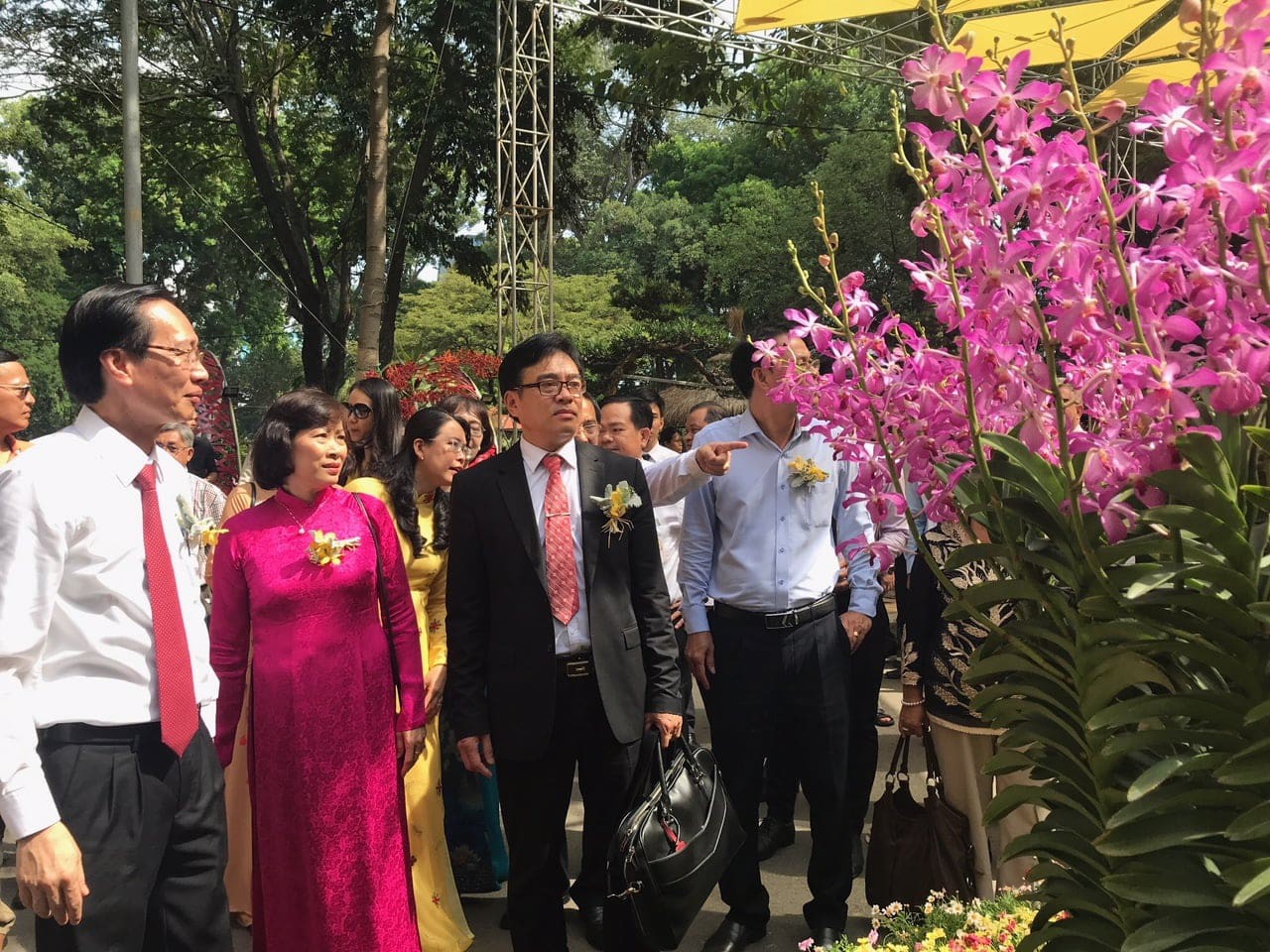 Festival Hoa lan TP HCM khai mạc, miễn phí cho khách tham quan - Ảnh 1.