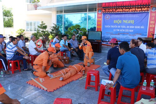 Khánh Hòa: Tập huấn cách đi biển - Ảnh 1.