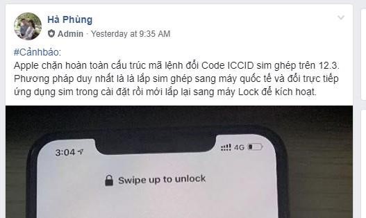 iOS 12.3 làm người dùng iPhone lock ở VN khốn khổ - Ảnh 1.