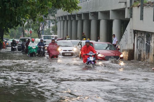 TP HCM hễ mưa là ngập! - Ảnh 1.