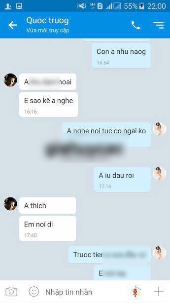 Lộ Tin Nhắn Chat Sex Nam Diễn Viên Quốc Trường Né Trả Lời