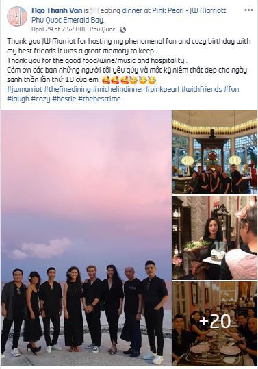 Ngô Thanh Vân đón sinh nhật cực chất tại nhà hàng Pink Pearl - JW Marriott Phu Quoc Emerald Bay - Ảnh 4.