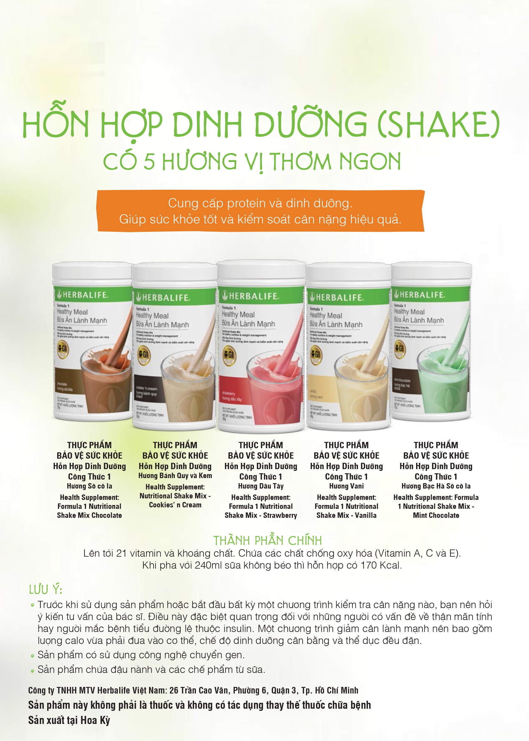 Bữa ăn dinh dưỡng lành mạnh Herbalife F1 Có tốt không? Bữa ăn dinh dưỡng lành mạnh Herbalife F1 Có tốt không?