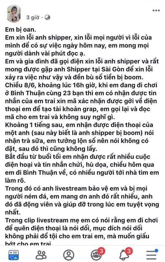 Bất ngờ thông tin vụ cô gái xinh đẹp boom hàng shipper tiền triệu - Ảnh 5.