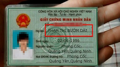 Những tên khai sinh độc lạ nhất Việt Nam - Ảnh 9.