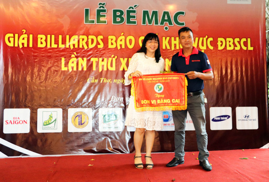 Giải Bida Báo chí ĐBSCL lần thứ 12 do Báo Người Lao Động tổ chức thành công tốt đẹp - Ảnh 12.