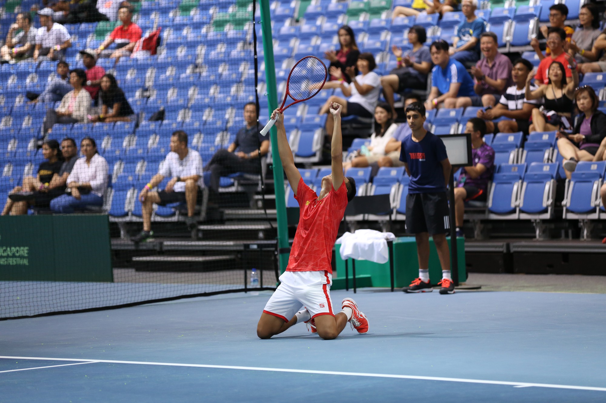 Thắng ngược dòng, Hoàng Nam giúp Việt Nam vô địch nhóm 3 Davis Cup 2019 - Ảnh 1.