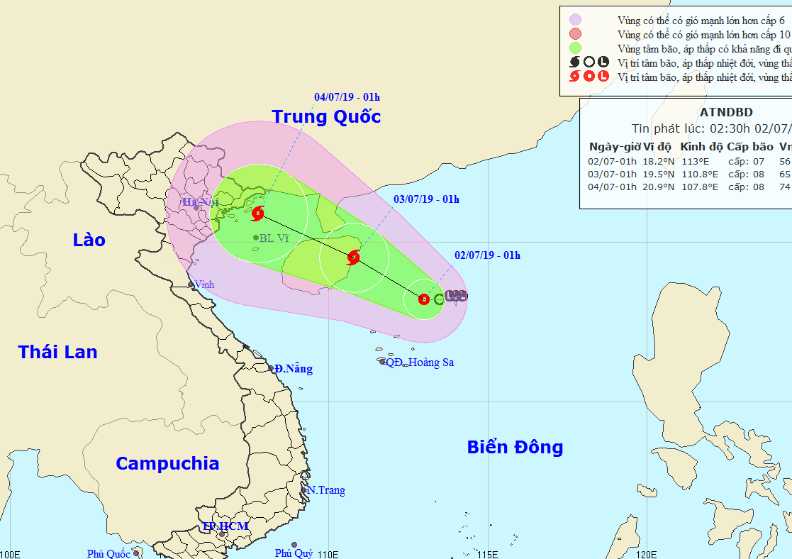 Áp thấp sẽ mạnh lên thành bão, giật cấp 11 uy hiếp từ Quảng Ninh đến Nam Định - Ảnh 1.
