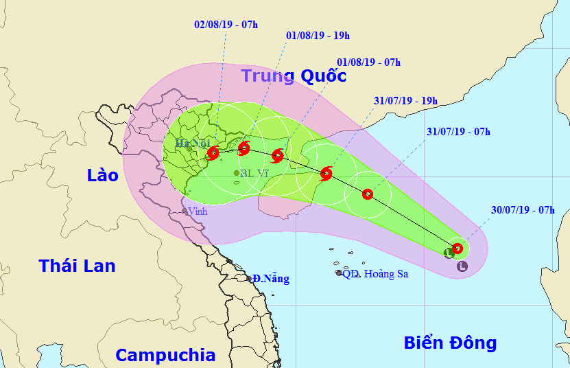 Áp thấp nhiệt đới mạnh lên thành bão giật cấp 11 trên Biển Đông - Ảnh 1.