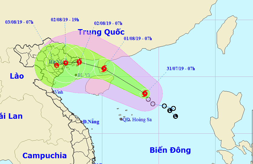 Bão số 3 giật cấp 11 di chuyển nhanh vào Quảng Ninh - Hải Phòng - Ảnh 1.