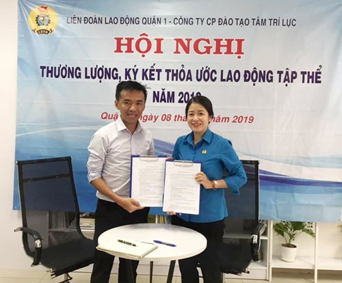 CÔNG TY CP ĐÀO TẠO TÂM TRÍ LỰC: Bữa ăn giữa ca của người lao động trị giá 50.000 đồng - Ảnh 1.