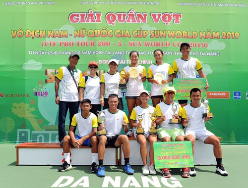 Hạ gục tay vợt trẻ, Minh Tuấn vô địch VTF Pro Tour 200 - Ảnh 1.