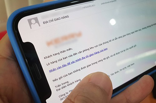 Giả email giao hàng phát tán mã độc tới dân văn phòng - Ảnh 1.