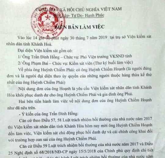 Viện KSND Khánh Hòa xin lỗi gia đình người “đến chết vẫn chưa được bồi thường oan sai” - Ảnh 3.