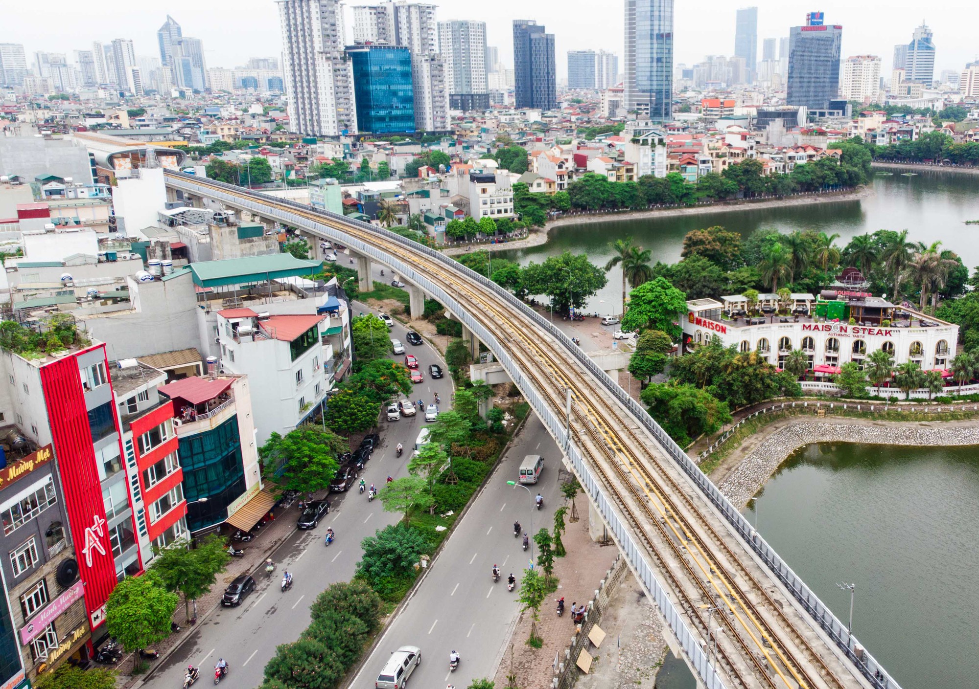 Cận cảnh đường sắt Cát Linh-Hà Đông tiến độ kiểu rùa bò hơn thập kỷ - Ảnh 5.