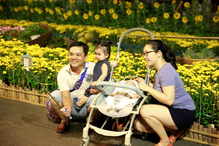 Hội Hoa Xuân Phú Mỹ Hưng 2020 rộn ràng trước ngày khai mạc - Ảnh 5.