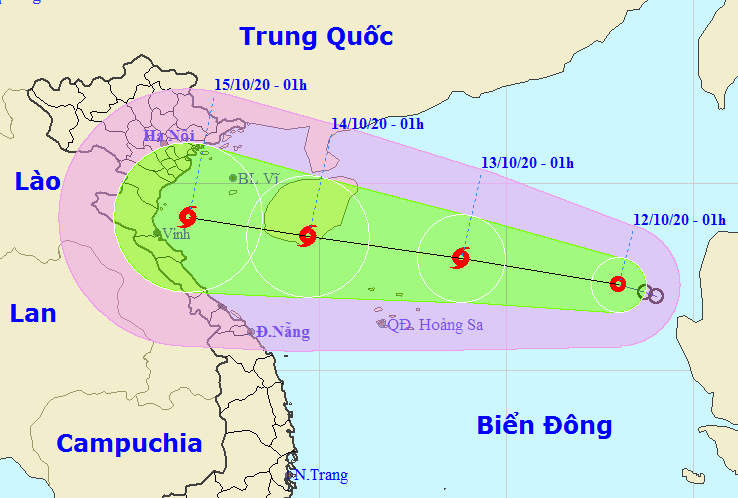 Áp thấp nhiệt đới sẽ mạnh lên thành bão di chuyển nhanh vào vịnh Bắc Bộ - Ảnh 1.