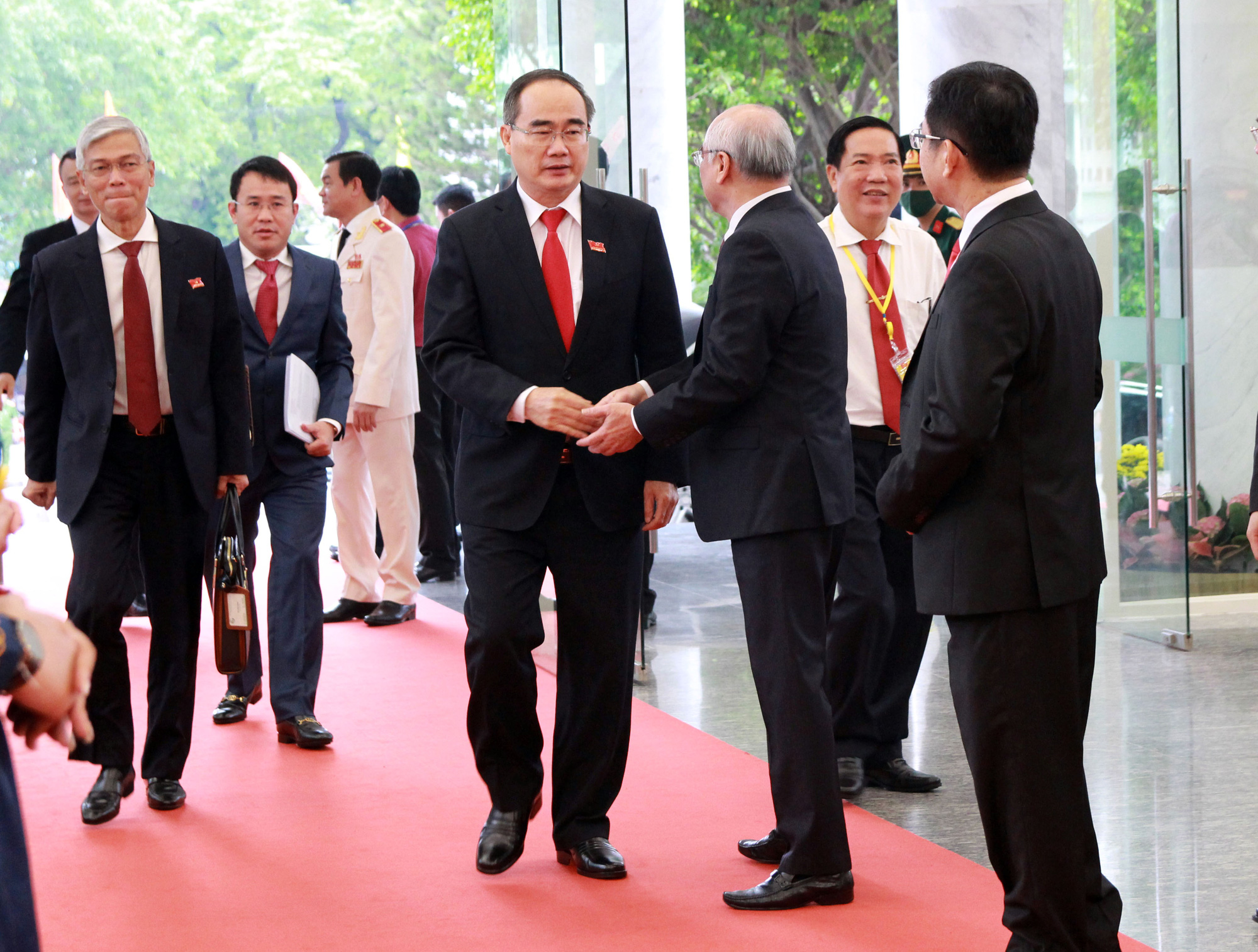 Hình ảnh lãnh đạo, nguyên lãnh đạo Đảng, Nhà nước dự khai mạc Đại hội Đảng bộ TP HCM - Ảnh 11.