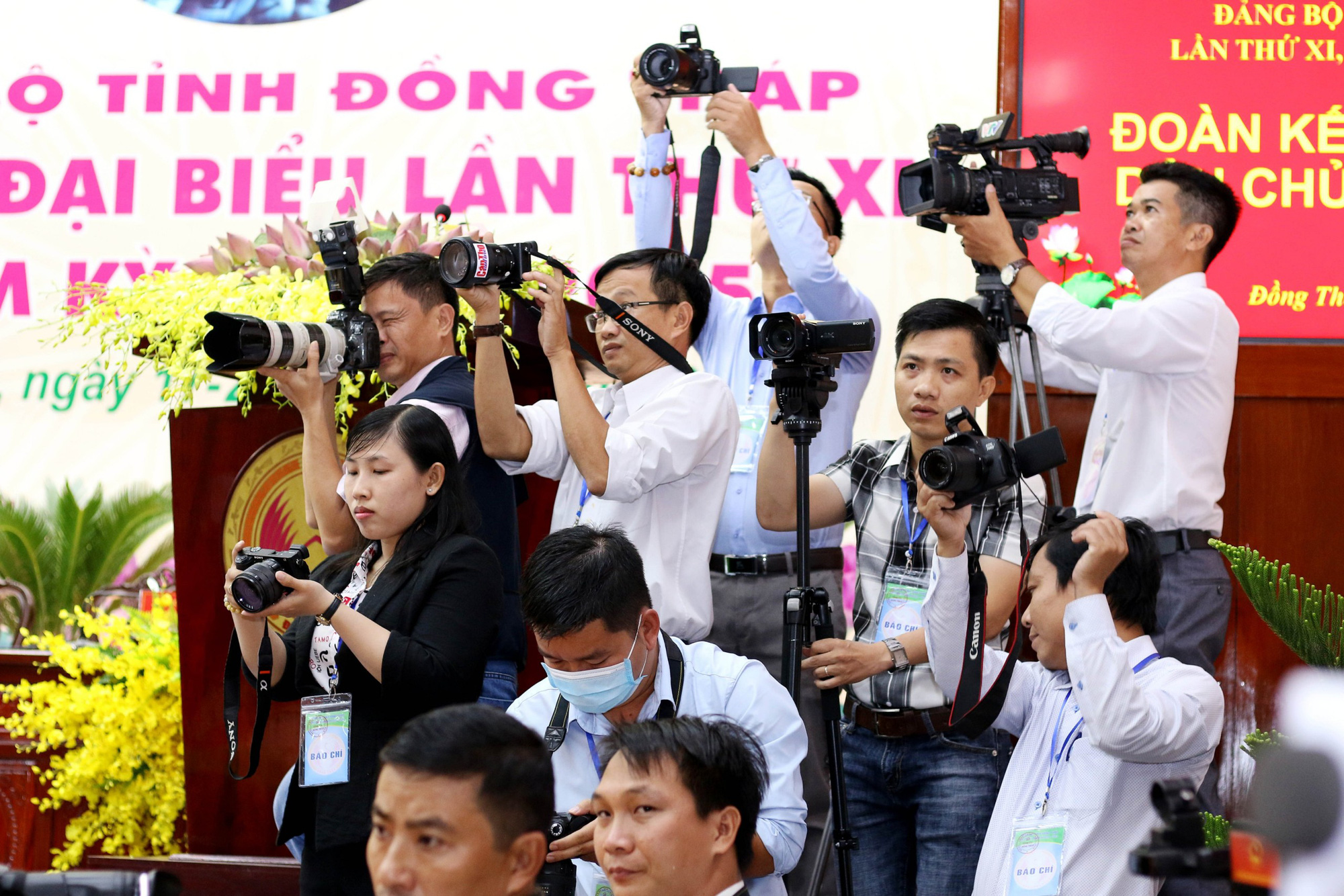 Những hình ảnh tại lễ khai mạc Đại hội Đảng bộ tỉnh Đồng Tháp - Ảnh 12.