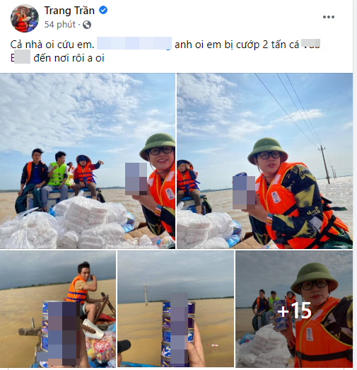 Lùm xùm chuyện Trang Trần tố bị nhà xe ăn chặn 2 tấn hàng cứu trợ miền Trung - Ảnh 1.