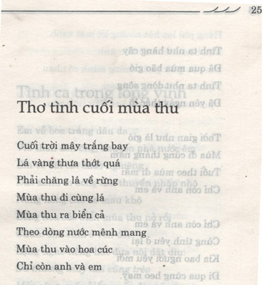 Về ca khúc Thơ tình cuối mùa thu: Mùa thu và, vào hay vàng hoa cúc? - Ảnh 1.