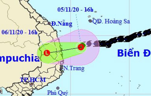 Bão số 10 thành áp thấp nhiệt đới, miền Trung mưa lớn - Ảnh 1.