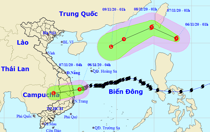 Áp thấp nhiệt đới gây mưa lớn, xuất hiện cơn bão mới giật cấp 12 gần Biển Đông - Ảnh 1.