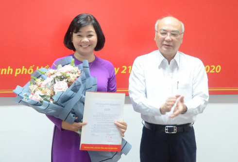 Bà Lý Việt Trung làm Tổng biên tập Báo Phụ Nữ TP HCM - Ảnh 1.