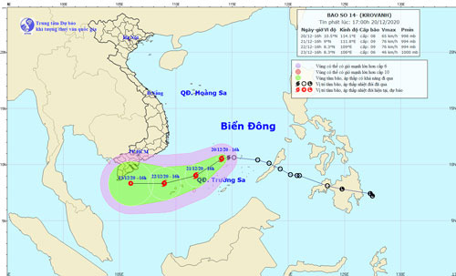 UBND TP HCM ra công văn khẩn, chỉ đạo ứng phó bão số 14 - Ảnh 1.